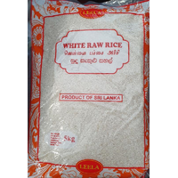 WHITE RAW RICE 5KG - LEELA