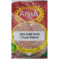 RED RAW RICE 1KG - ANNA