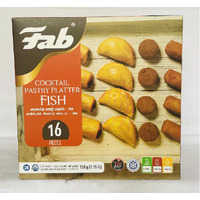 COCKTAIL PASTRY PLATTER FISH  500G - FAB