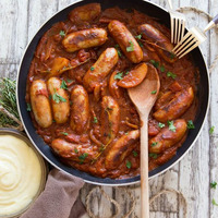 CURRY CHICKEN SAUSAGES 300G - COMFY FOOD