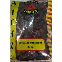 CHILLI WHOLE STEMLESS - AITHRA - 200G